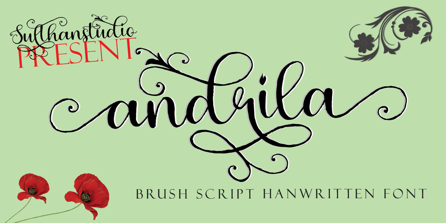 Example font Andrila #1